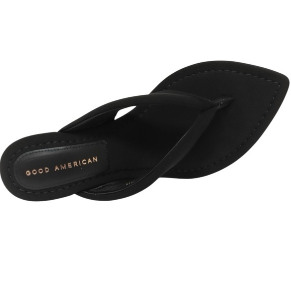 NIB Good American Cinder-f*Cking-rella Thong Sandals - Size 11 - Picture 10 of 11